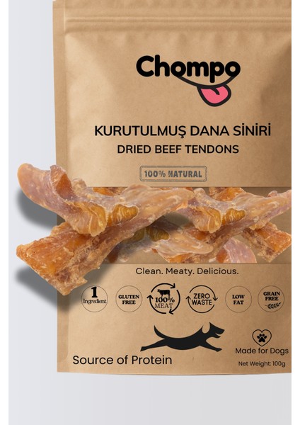 Kurutulmuş Dana Ense Siniri Köpek Ödülü 100 gr modelleri