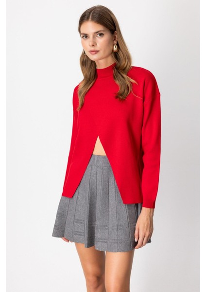 65343 Onteks Kazak Dik Yaka Çapraz Uzun Kol