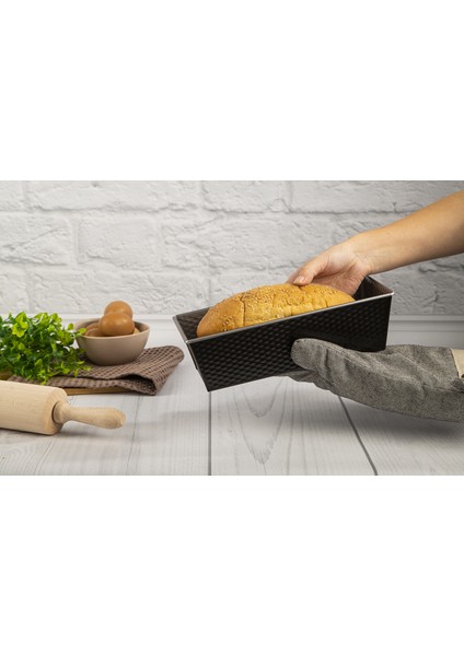 J174S2 EasyBake 3 Parça Kek Kalıbı Seti (Savarin / Dikdörtgen / Kelepçeli) - 2100124865