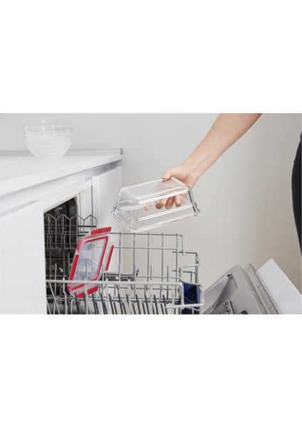 Masterseal 0,85 Litre Cam Saklama Kabı - Kırmızı
