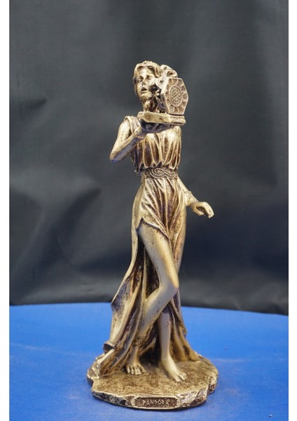 Antik Yunan Mitolojisinde Ilk Kadın Heykel Biblo–merak ve Kaderin Sembolü Aksesuar 27 cm