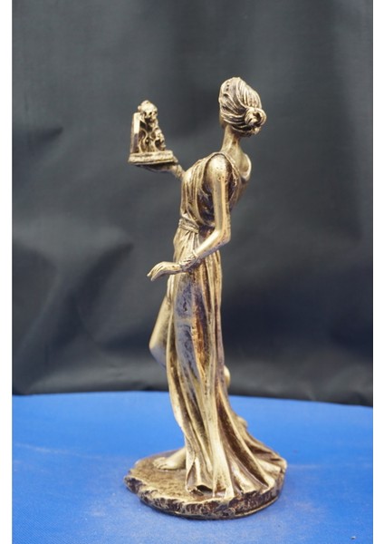 Antik Yunan Mitolojisinde Ilk Kadın Heykel Biblo–merak ve Kaderin Sembolü Aksesuar 27 cm modelleri