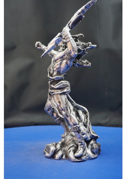 Mitolojik Tasarım Zeus Heykel Biblo - Ev Ofis Dekoratif Hediyelik Aksesuar (25 Cm) fiyatları