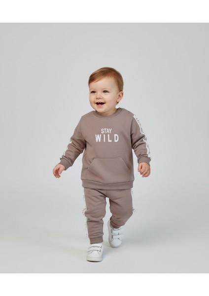 Erkek Bebek Baskılı Alt Üst Takım