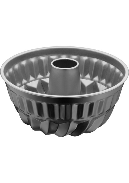 EasyBake Alman Kek Kalıbı 22 cm Karbon Çelik Açık Gri Yapışmaz Kaplama ve Isı Dayanımı