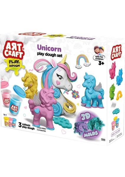 03999 Art Craft Unicorn Hamur Set 168 gr fırsatları