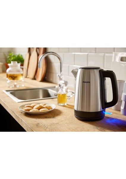 Gri Çelik Su Isıtıcı, Şık ve Pratik Elektrikli Kettle