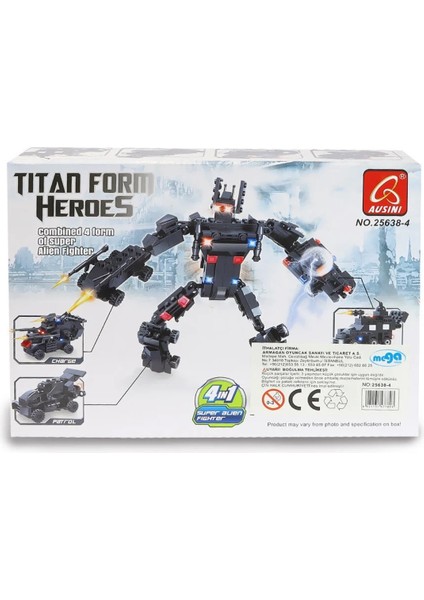 Ausini Titan Form Heroes-4 Lightning Speed 82 Parça fırsatları