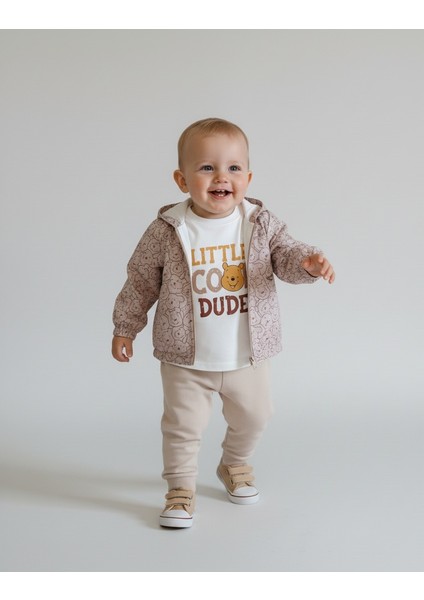 Yağmurluklu 3'lü Takım Erkek Bebek