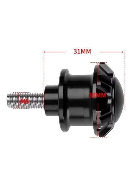 Motosiklet Arka Sehpa Kaldirma Aparati Şase Korumalı 8mm Siyah Suzuki Honda Kawasaki Bmw fırsatları