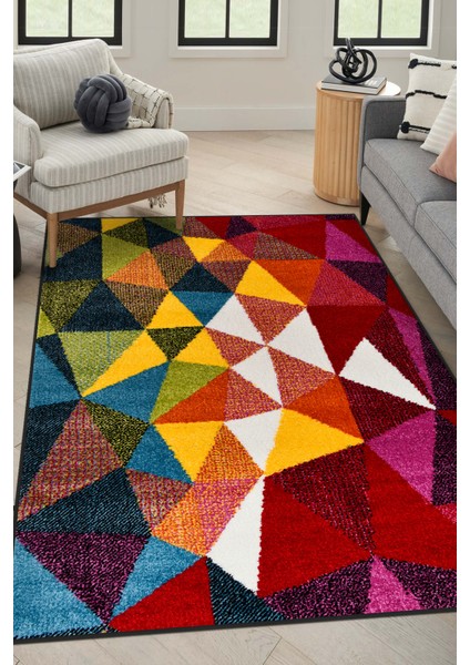 Colora Halı Koleksiyonu | Yumuşak Renkli Kare Halı, Tozumaz, Modern Tasarım ve Kolay Temizlik