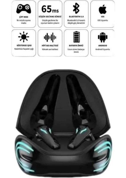 Android ve Ios Uyumlu Bluetooth Kulaklık Gaming Kulaklık Mini fırsatları