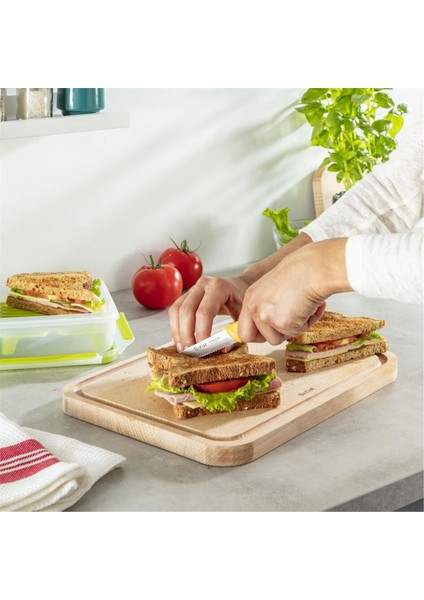 Colorfood Tırtıklı Soyma Bıçağı 8cm Sarı