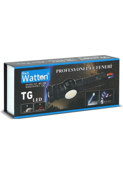 9 Mod Şarjlı Kamp Lambası El Feneri WT-704 - Lisinya modelleri