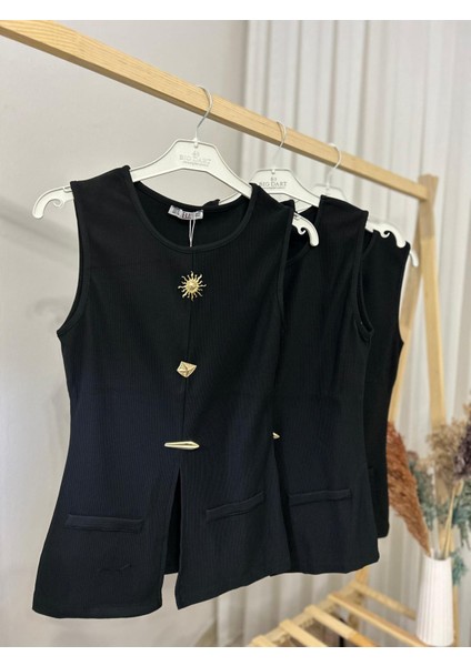 Gold Düğme Detaylı Bluz modelleri