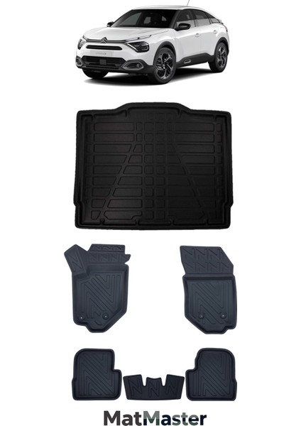 Citroen C4 2025 Model 5d Premium Ekstra Havuzlu Paspas ve Bagaj Havuzu Set
