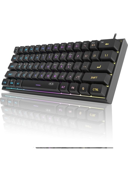 TS91 61 Tuş Rgb Kablolu Siyah Membran Türkçe Q Gaming Klavye fiyatları
