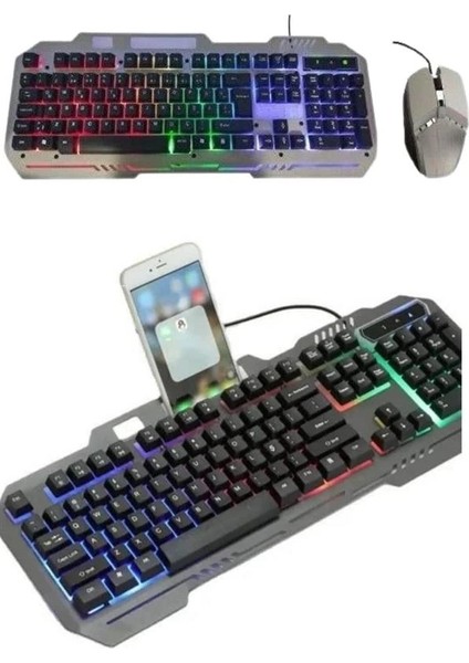 Gaming Oyuncu Klavyesi LED Aydınlatmalı Mekanik Hisli fırsatları