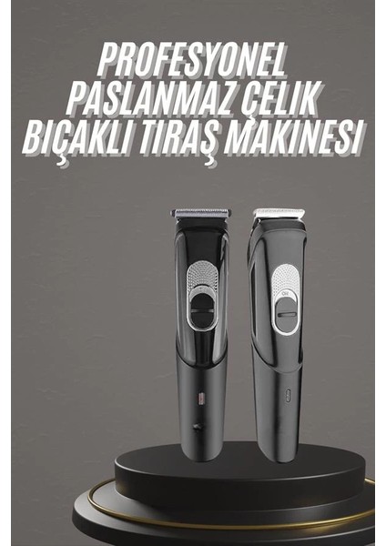 Pro Şarjlı Saç Sakal Tıraş Makinesi Ense Kesme Makinesi Lazer Öncesi Kısaltma fiyatları