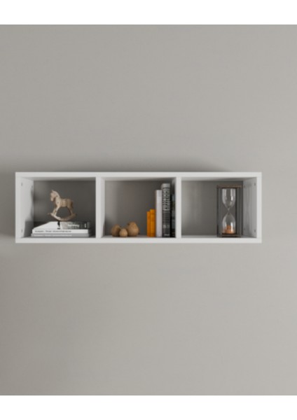 Modern Tasarım Duvar Rafı – 3 Gözlü fiyatları