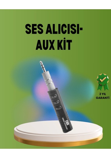 Hızlı Şarjlı Bluetooth Ses Alıcısı – Ev, Araç ve Ofis Için