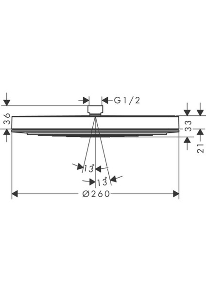 Pulsify S Tepe Duşu 260 1jet Ecosmart Krom fiyatları