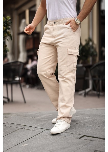 Erkek Kargo Cepli Baggy Pantolon