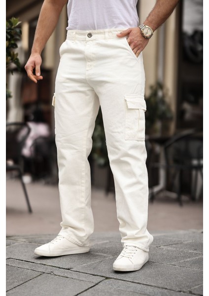 Erkek Kargo Cepli Baggy Pantolon
