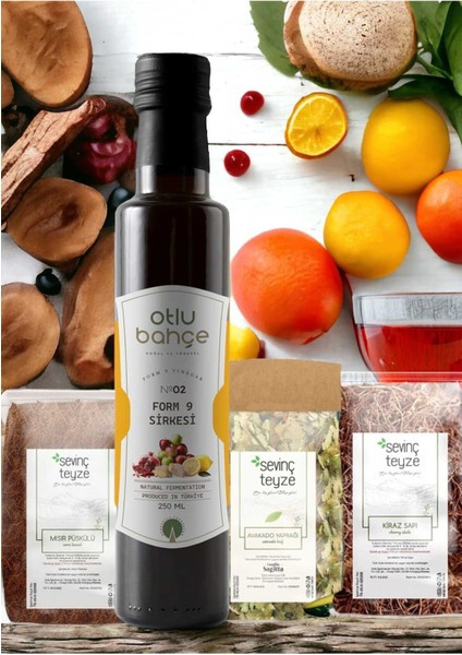 Detox Form Paketi (Avokado Yaprağı, Kiraz Sapı, Mısır Püskülü, Form9 Sirkesi) fiyatları