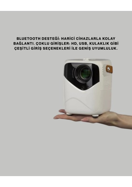 Android Sistemli Mini Projektör – Uygulama Destekli Akıllı Kullanım indirimleri