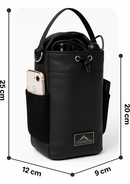 2'li Manyetik Su Şişesi Tutucu Çanta Spor Salonu Fitness Seyahat Taşınabilir Şişe Telefon Saklama Çapraz Askılı Çanta fırsatları