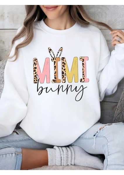 Premium Oversize Kesim Uzun Kollu Baskılı Sweatshirt