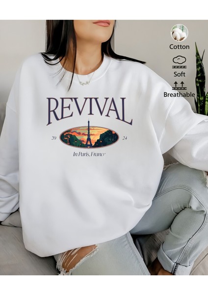 Premium Oversize Kesim Uzun Kollu Baskılı Sweatshirt