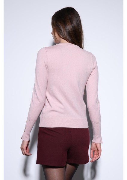 Pudra Basic Kadın Triko Kazak fırsatları