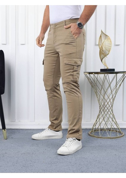 Erkek Körüklü Jogger Paça Lastiksiz Pantolon