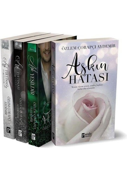 Aşkla Seven Adamlar Seti 1 4 Kitap Takım