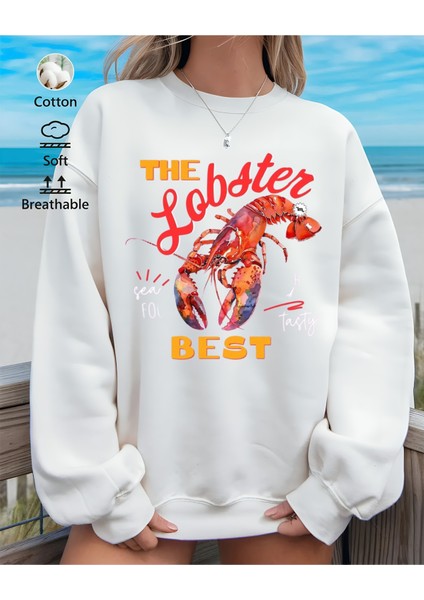 Premium Oversize Kesim Uzun Kollu Baskılı Sweatshirt