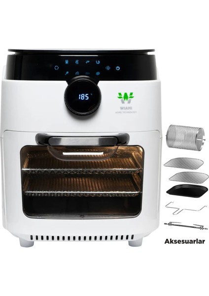 12 Litre Beyaz Akıllı Fritöz ve Pişirme Kabı Hediye fiyatları