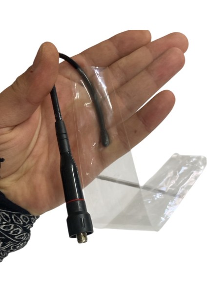 Dual Band Esnek Katlanabilir El Telsiz Anteni 23CM Sma Dişi indirimleri