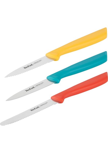 Colorfood Paslanmaz Çelik 8/8/10 Cm 3'lü Bıçak Seti - 2100128559