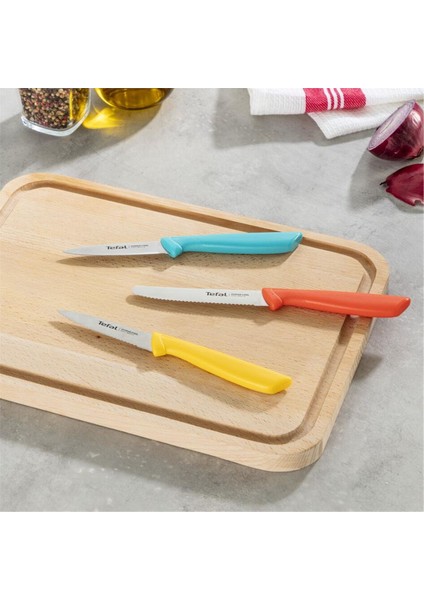 Colorfood Paslanmaz Çelik 8/8/10 Cm 3'lü Bıçak Seti - 2100128559