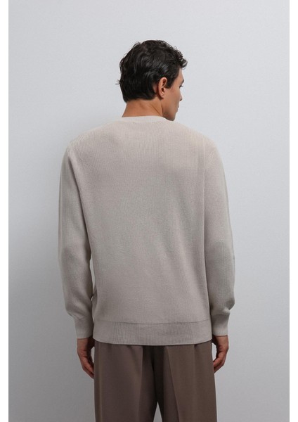 Taş Dokulu Erkek Kazak indirimleri