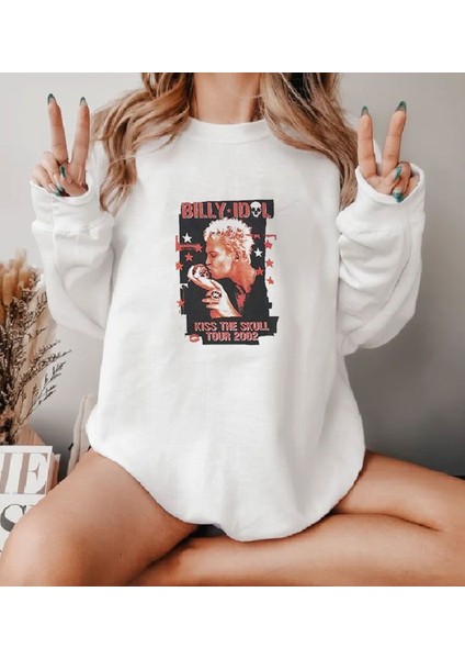 Premium Oversize Kesim Uzun Kollu Baskılı Sweatshirt