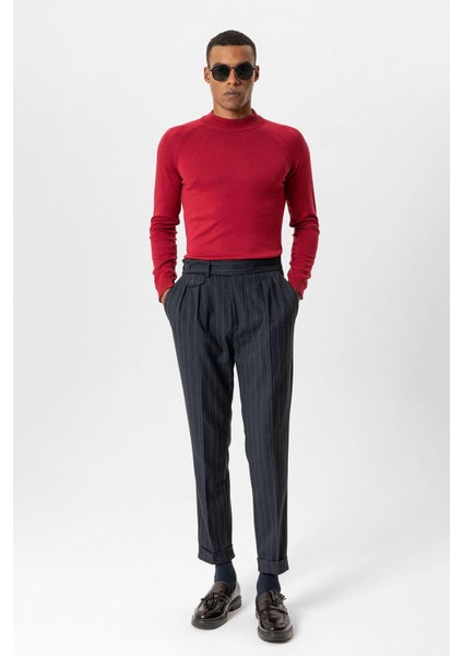 Bordo Yarım Boğazlı Erkek Triko fiyatları