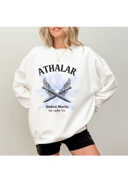 Premium Oversize Kesim Uzun Kollu Baskılı Sweatshirt