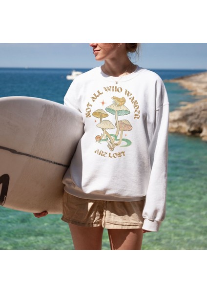 Premium Oversize Kesim Uzun Kollu Baskılı Sweatshirt