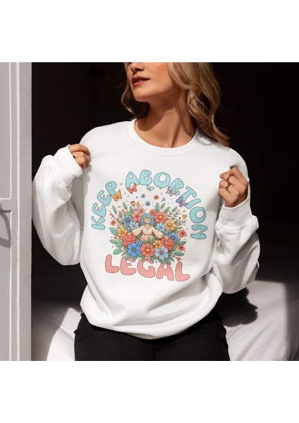 Premium Oversize Kesim Uzun Kollu Baskılı Sweatshirt