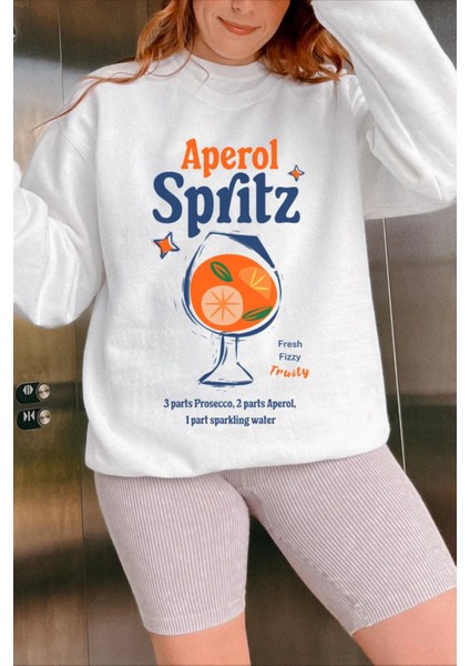 Premium Oversize Kesim Uzun Kollu Baskılı Sweatshirt