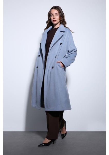 Mavi Kruvaze Kadın Kaban modelleri