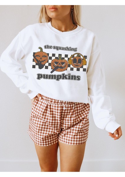 Premium Oversize Kesim Uzun Kollu Baskılı Sweatshirt